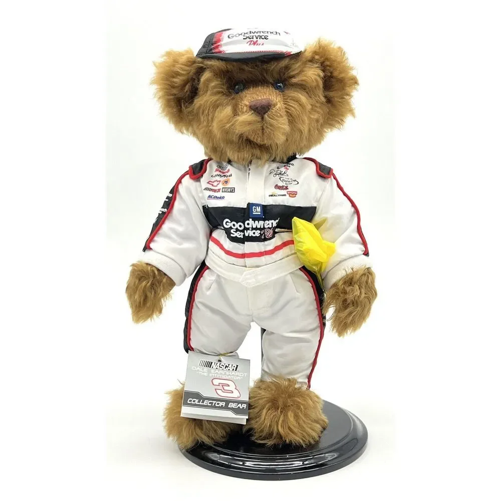 Nascar Dale Earnhardt Collector Bear Plush Franklin Mint 12